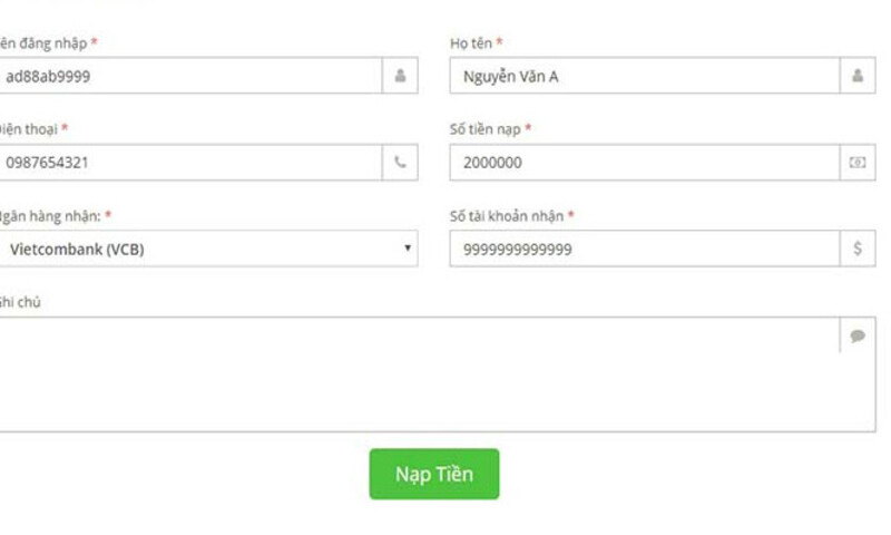 Hướng dẫn nạp tiền SV388 chi tiết để anh em tìm hiểu
